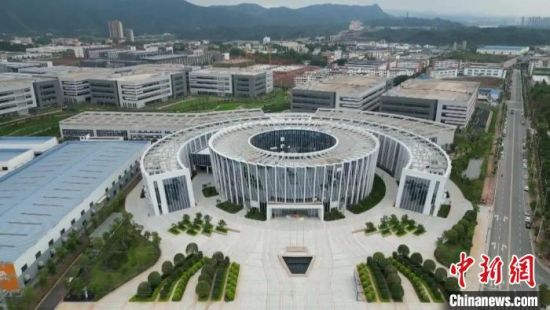 圖為中國稀金谷永磁電機產(chǎn)業(yè)園?！≮M縣區(qū)融媒體中心供圖